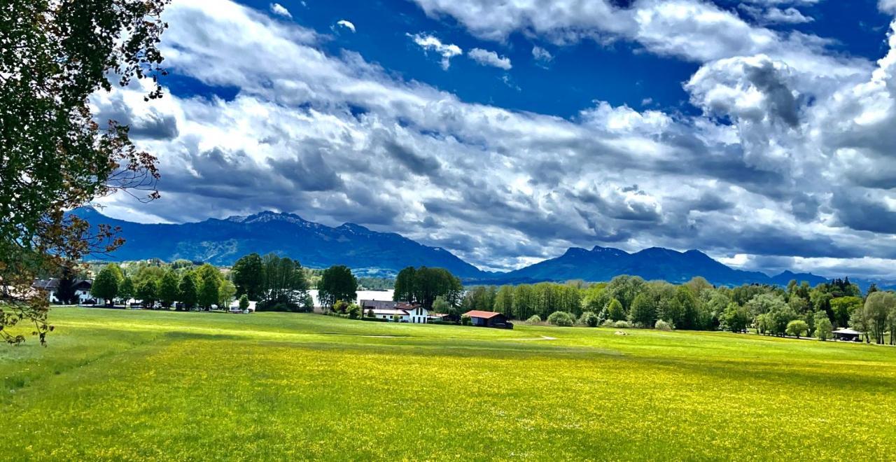 Ferienwohnung Chiemseealpenblick Breitbrunn am Chiemsee Exterior foto